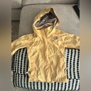 The North Face Kids Light Yellow Raincoat